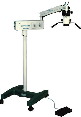 Tabla binocular de funcionamiento oftálmica coaxial del partido de la poder del microscopio