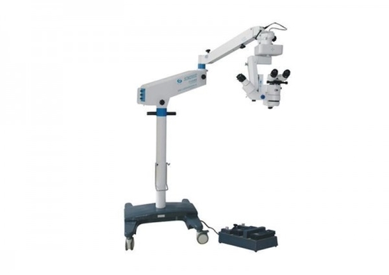 Microscopio de funcionamiento quirúrgico de la lámpara de la raja con tecnología óptica apocromática de la balanza