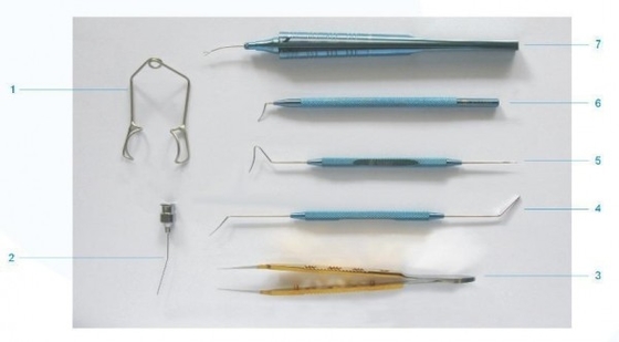 Los instrumentos quirúrgicos del laser del femtosegundo fijaron 7 en 1