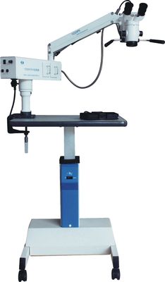 Tabla binocular de funcionamiento oftálmica coaxial del partido de la poder del microscopio