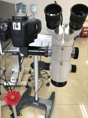 Los pasos oftálmicos de la ampliación 3/5 del microscopio de la cirugía pueden hacer juego el CCD de la cámara HD