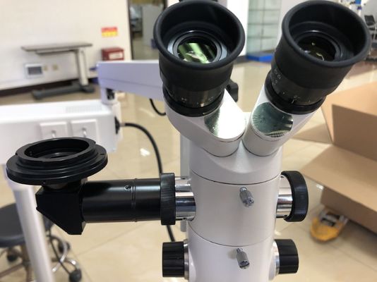 Los pasos oftálmicos de la ampliación 3/5 del microscopio de la cirugía pueden hacer juego el CCD de la cámara HD